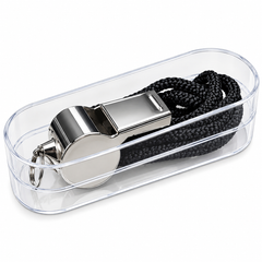 Silver Whistle + Gift Box