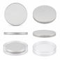 Metal Coin + Clear case  - Silver
