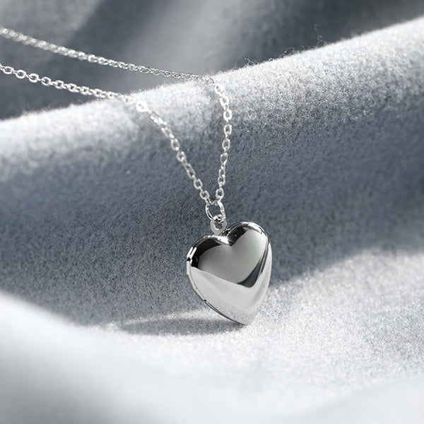 Heart Necklace - Silver