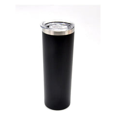 Tumbler Travel Bottle + Straw - Black