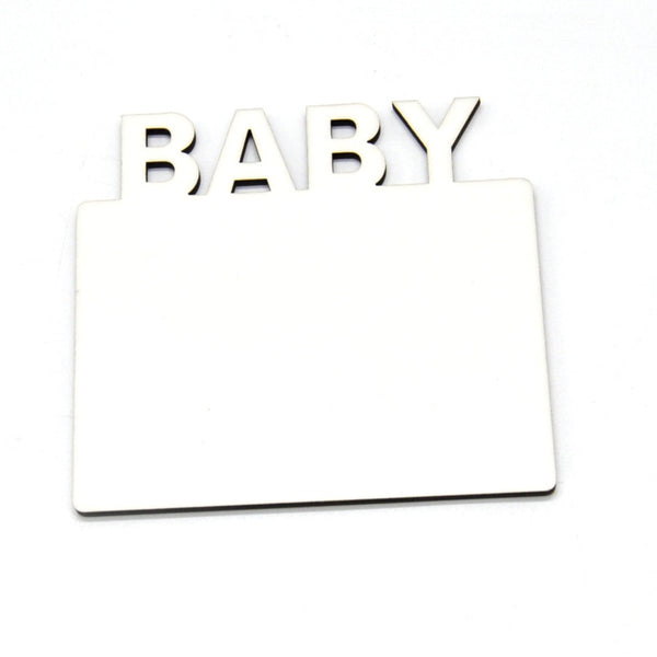 MDF Fridge Magnet - Baby