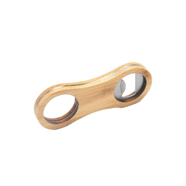 Bamboo Bottle Opener - Curved