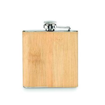 Bamboo Hip Flask - 6oz