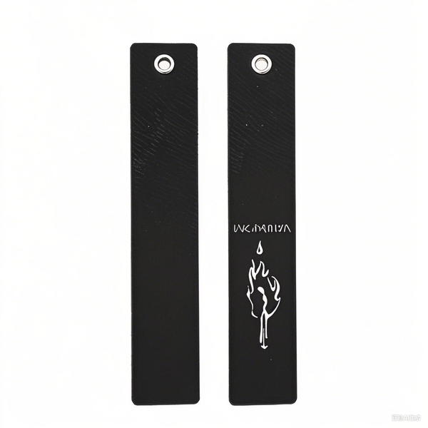 PU Leather Bookmark - Silver Reveal