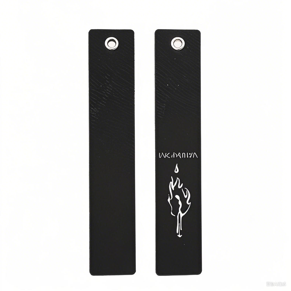 PU Leather Bookmark - Silver Reveal