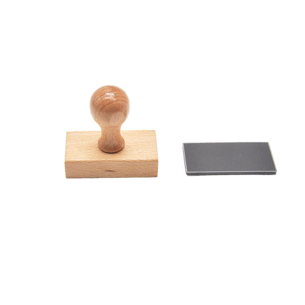 Wooden Stamp - 60mm x 30mm x 15mm