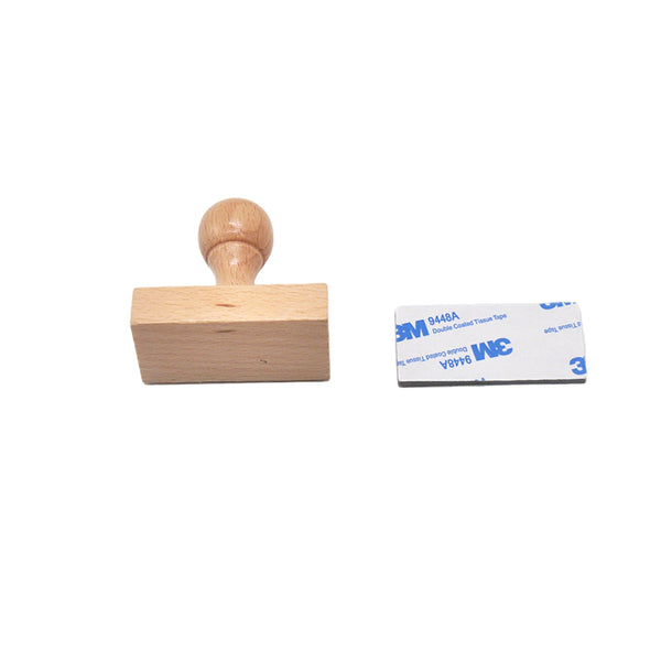 Wooden Stamp - 60mm x 30mm x 15mm