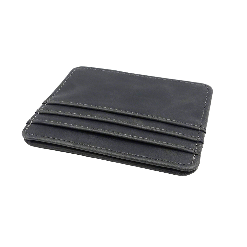 PU Card Holder - Grey