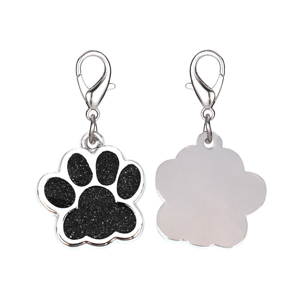 Dog Tag - Black Paw