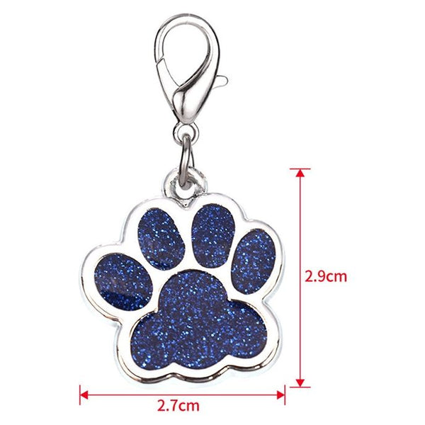 Dog Tag - Blue Paw