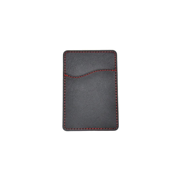 PU Phone Card Holder Black - Red Reveal