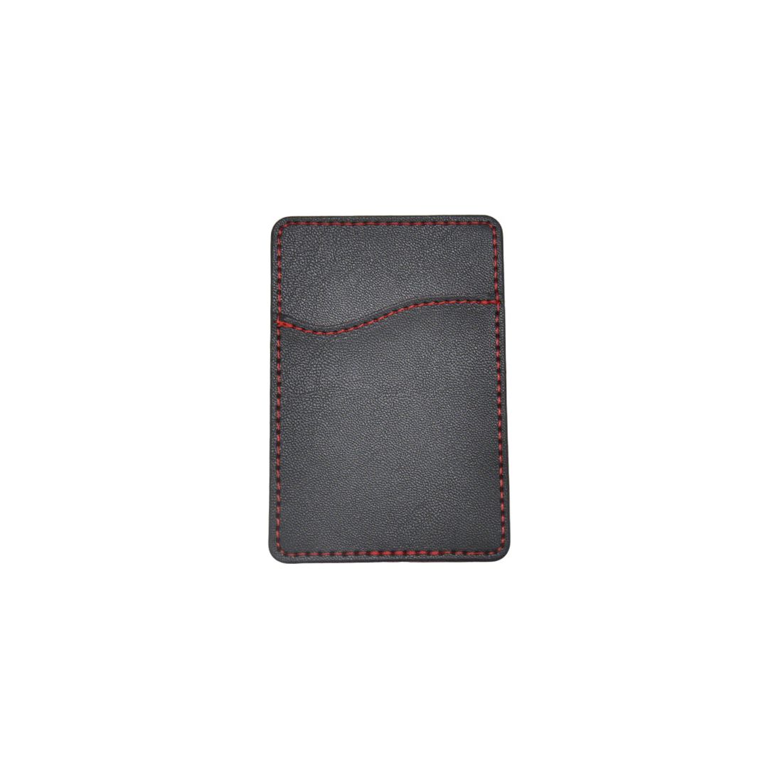 PU Phone Card Holder Black - Red Reveal