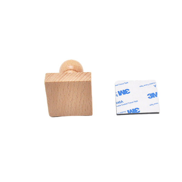 Wooden Stamp - 45mm x 45mm x 15mm