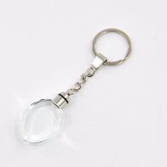 LED Crystal keyring - Oval
