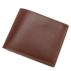 Laser Engravable PU Leather Wallet - brown ThinkBaba supplies & engravables1