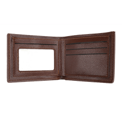 PU Leather Wallet - Brown ( Substitute )