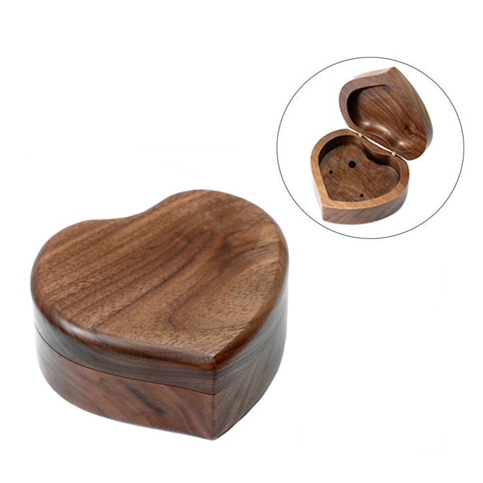 Wooden Heart Music Box - Engravable