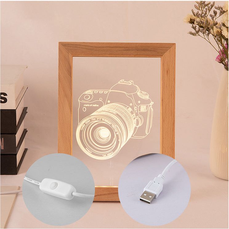 Led Photo Print Laser Engravable LED Acrylic Photo Light ThinkBaba Laser Supplies ...