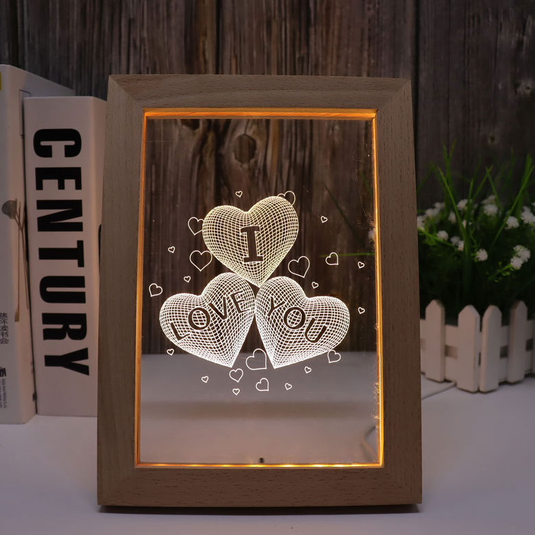 Led Photo Print Laser Engravable LED Acrylic Photo Light ThinkBaba Laser Supplies ...