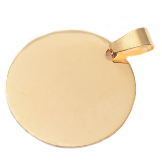 laser engrave pet supplies round dog tag