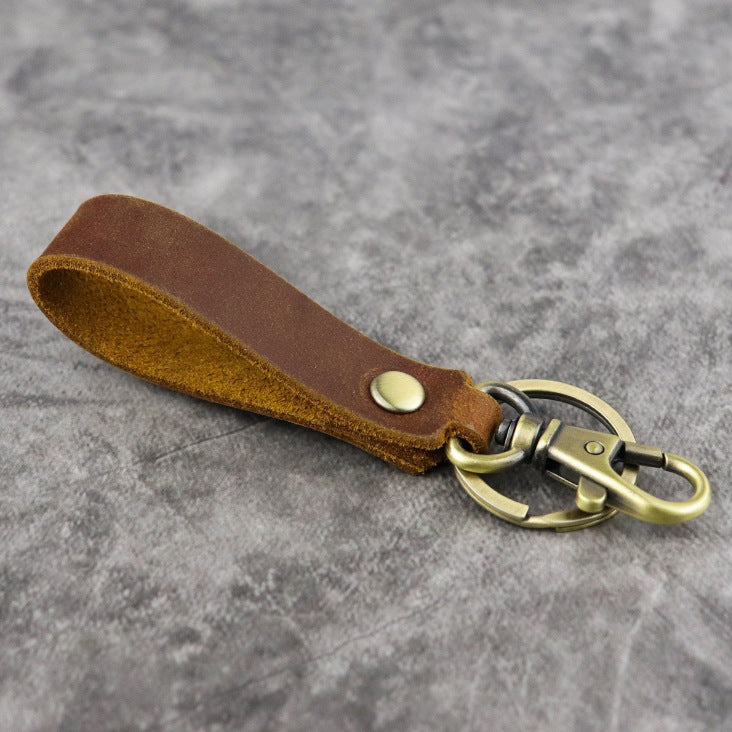 leather PU key strap laser engravable 