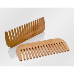 natural wood bamboo laser engraving wooden comb