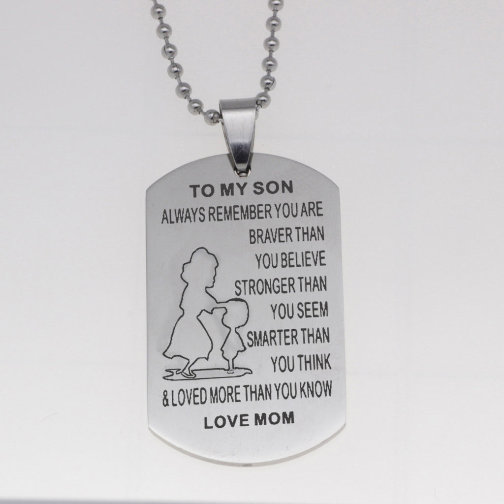 Laser Engravable Stainless Steel Name Tag - Silver - TB Laser supplies ...