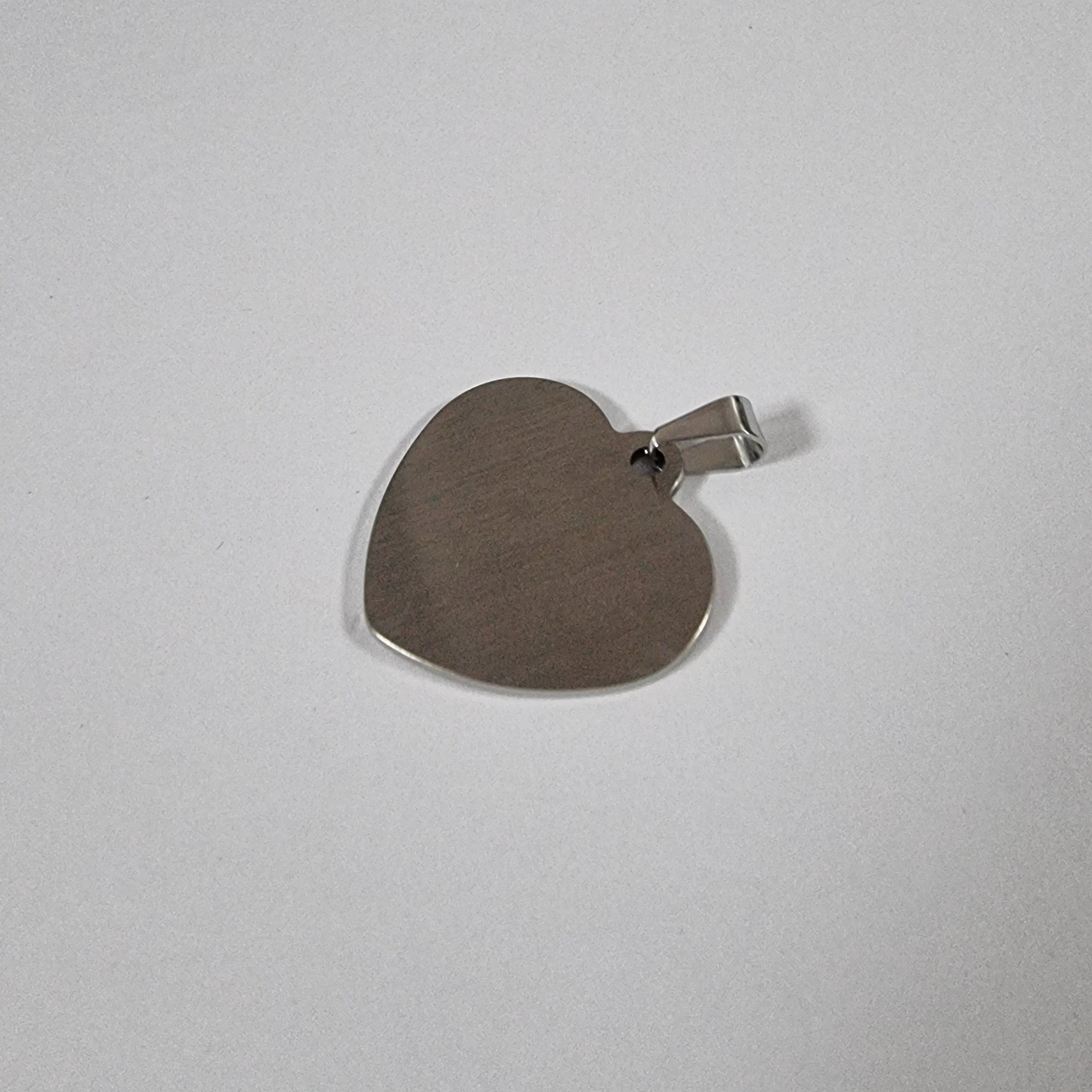 thinkbaba limited laser supplies dog tag heart stainless steel 