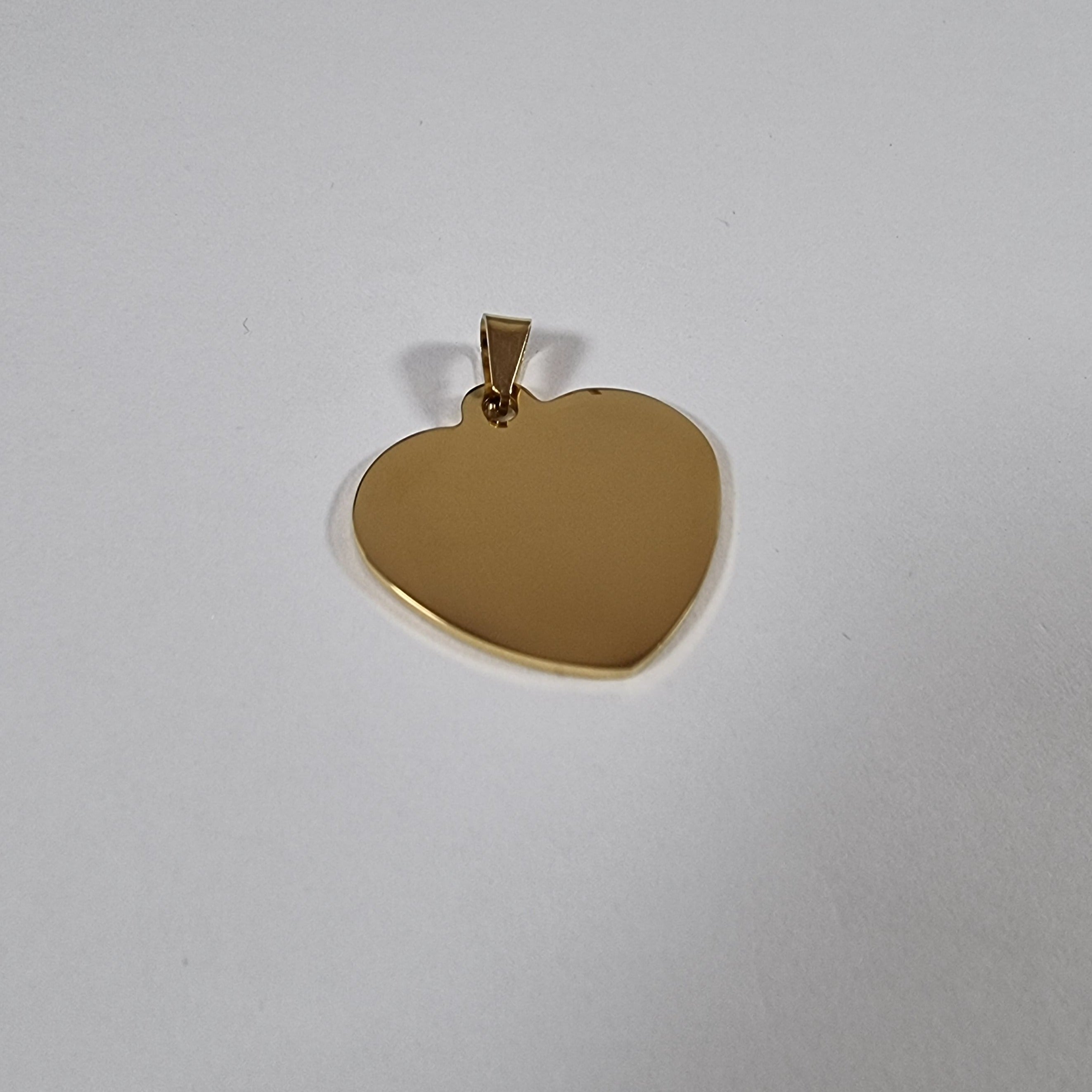 thinkbaba limited laser supplies dog tag heart stainless steel (3)